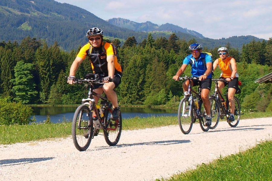 Ścieżka rowerowa w okolicy Unterjoch