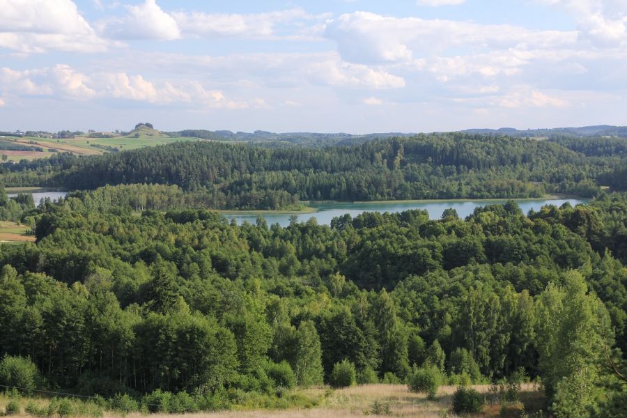 Jezioro Jaczno i Góra Cisowa (fot. Rafał Bartosz)