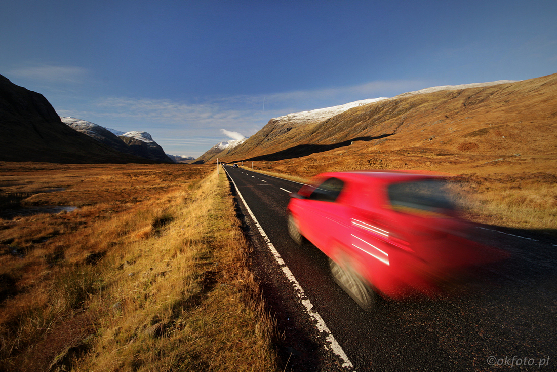 Droga w Glen Coe (fot. S. Adamczak / okfoto.pl)