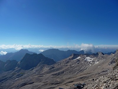 Zugspitzplatt, czyli widok na południe Zugspitze (fot. Estera Motyl)