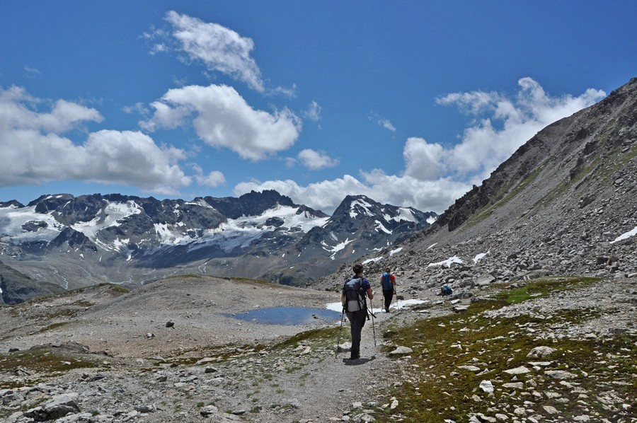 Pod szczytem Schwarzhorn (fot. Ewa Styrkowiec)