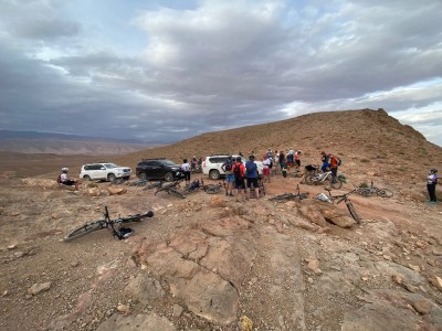 Najwyższy punkt trasy rowerowej - 1950 m n.p.m. (fot. Kamil Wereszczyński)