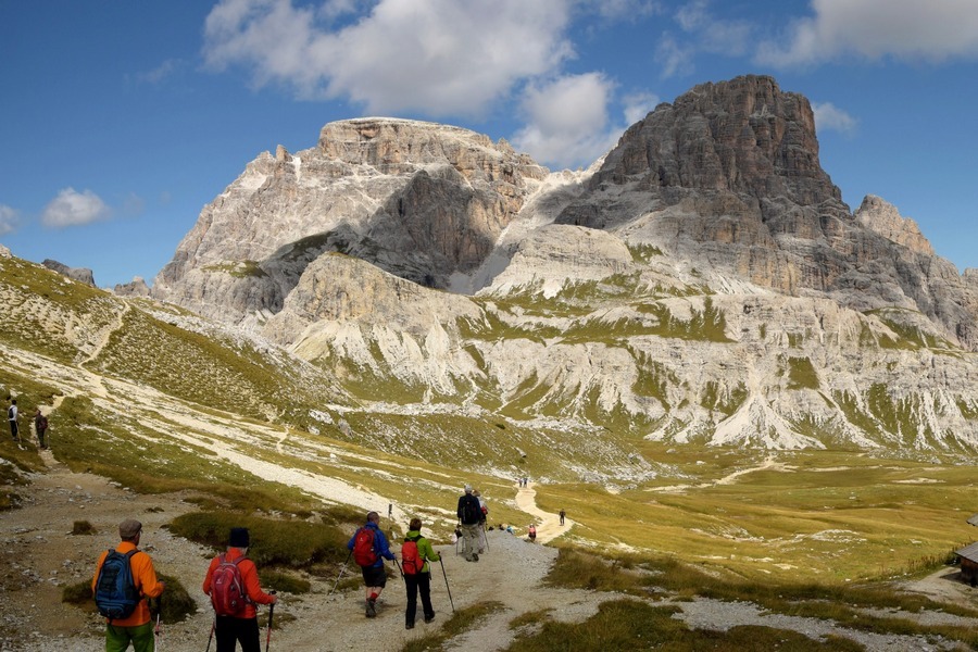 Jeziora Laghi Del Piani w pobliżu Tre Cime Di Lavaredo (fot. Beata Zbonikowska)