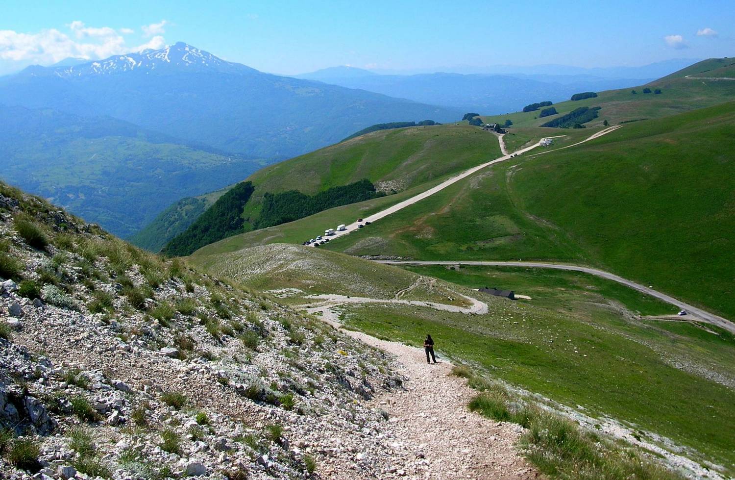 Schodząc z Monte Vettore