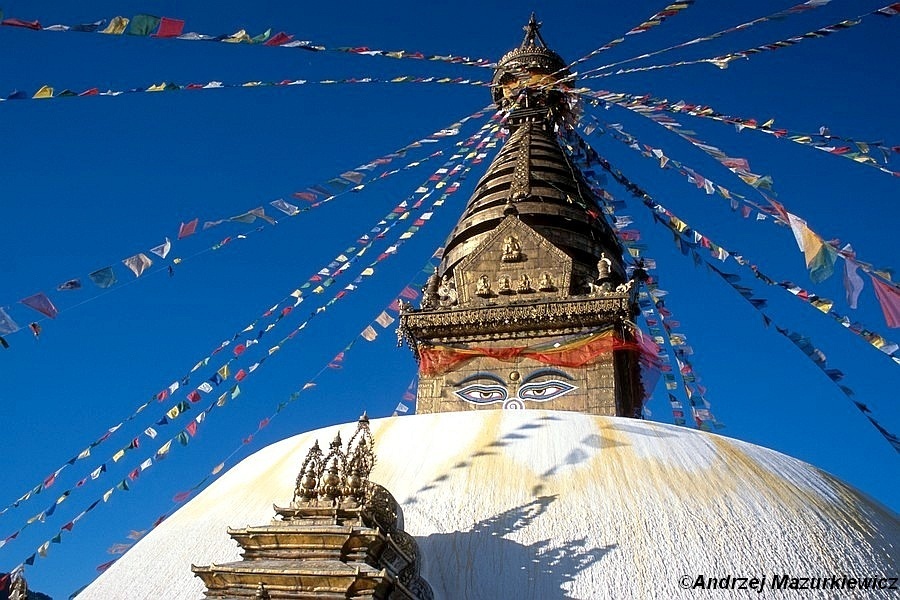 Buddyjska stupa Swaymbunath