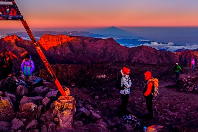 Wschód słońca na Jebel Toubkal