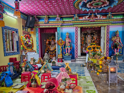 W świątyni hinduistycznej, fot. M. Olszewska