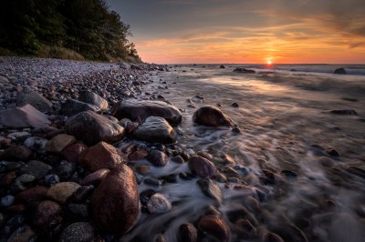 Zachód słońca na Rugii (fot. S. Adamczak, okfoto.pl)
