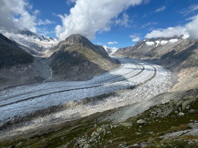 Aletsch - największy lodowiec Alp (fot. Paweł Klimek)