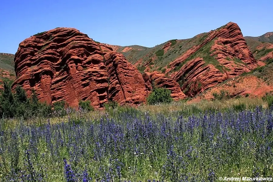 Skały w Dżety Oguz