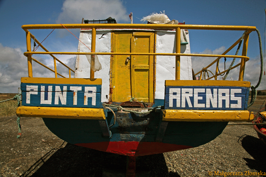 Niewielki port w okolicy Punta Arenas