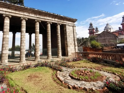 Fragment historycznego kompleksu pałacowego w stolicy kraju – Antananarywie