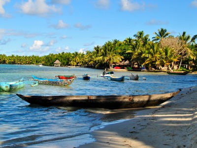 Plaże wyspy Île Sainte-Marie na wschodnim wybrzeżu Madagaskaru