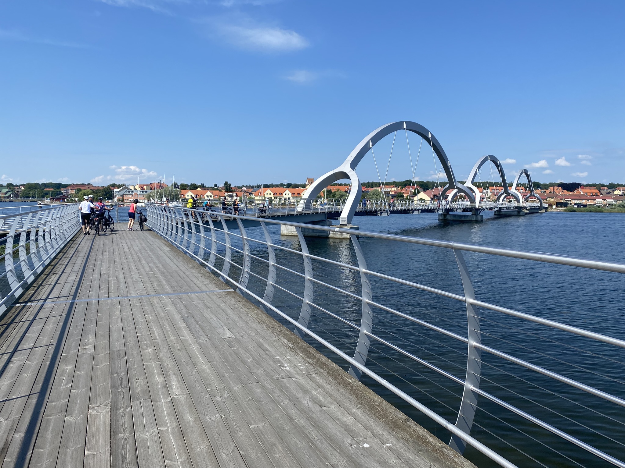 Kładka rowerowa w Solvesborg