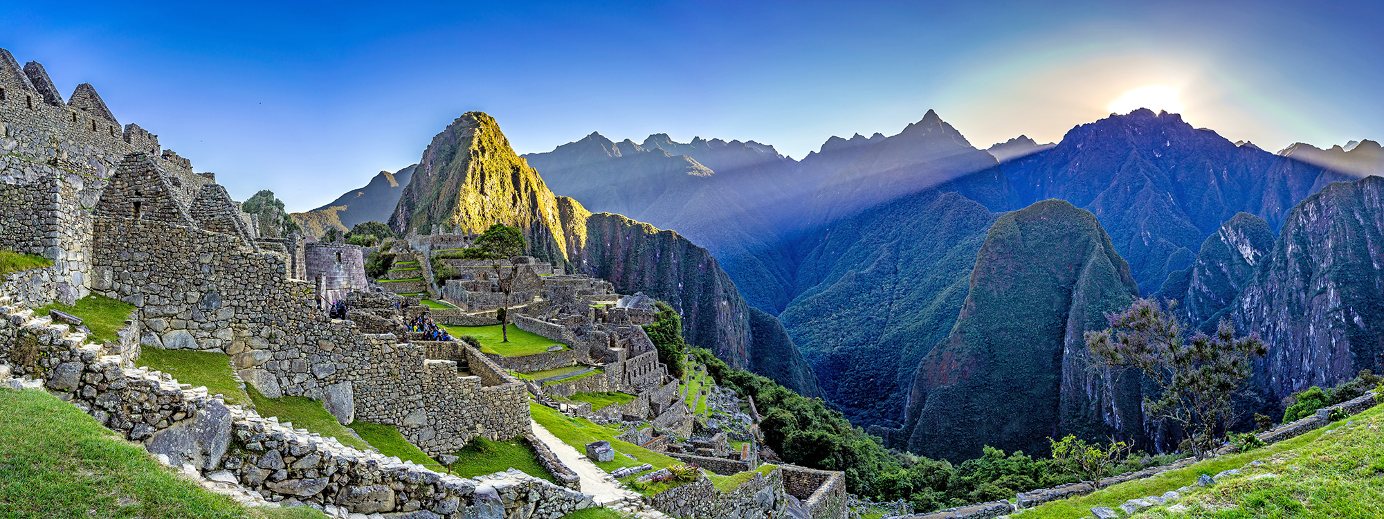 Widok na Machu Picchu w pełnej okazałości